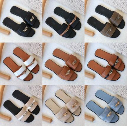 Hermes Gigi Flat Slide Sandals